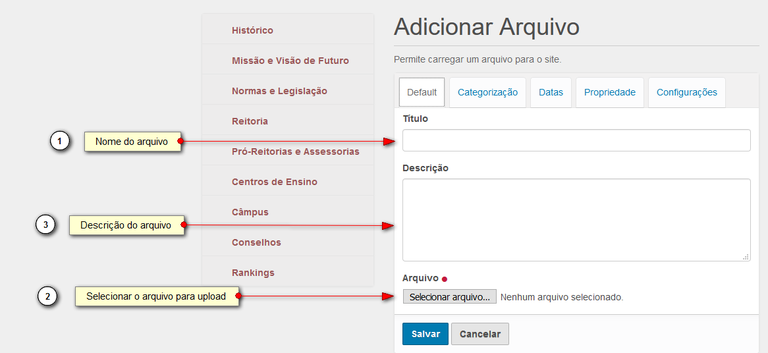 Selecionar arquivo